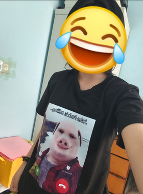 John Pork Is Calling T Shirt约翰·波克正在打电话趣味短袖T恤