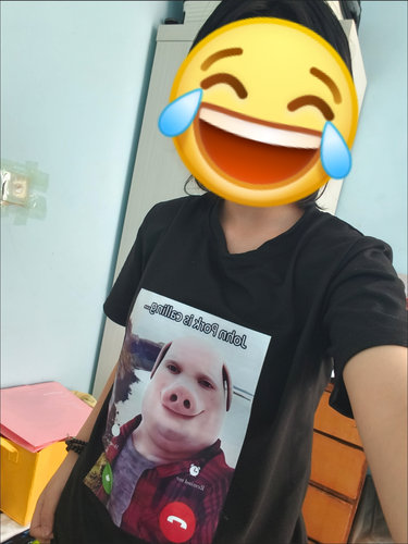 John Pork Is Calling T Shirt约翰·波克正在打电话趣味短袖T恤