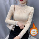 2022年新款 秋冬装 春款 时尚 蕾丝打底衫 气质洋气雪纺上衣服春季 女装