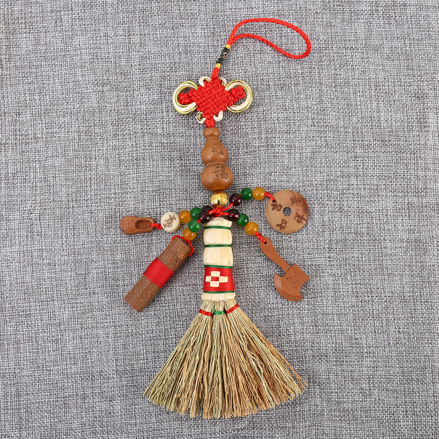 宝宝婴儿压惊床头安睡扫把端午节