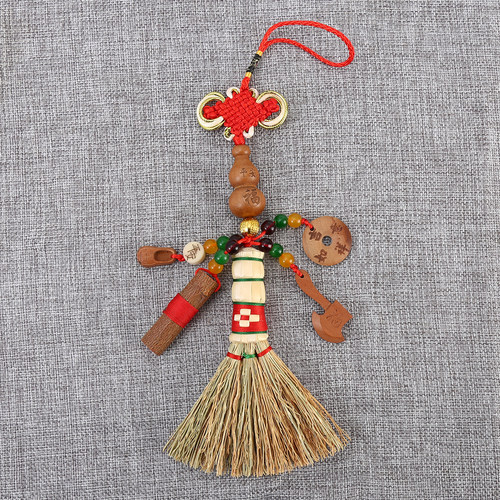 宝宝小扫把高粱苗笤帚挂件端午节