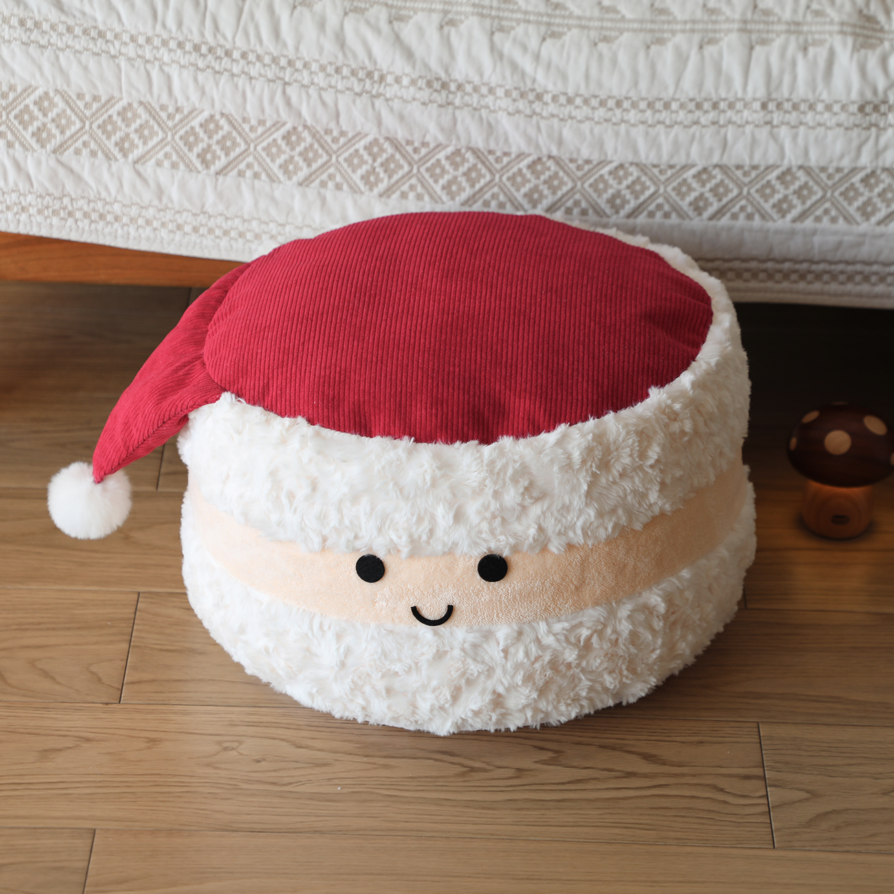 圣诞系列沙发墩客厅软装墩子儿童蒲团沙发脚凳换鞋凳圣诞节礼物