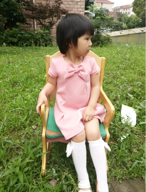 Robe enfant en mélange - Ref 2045363 Image 4