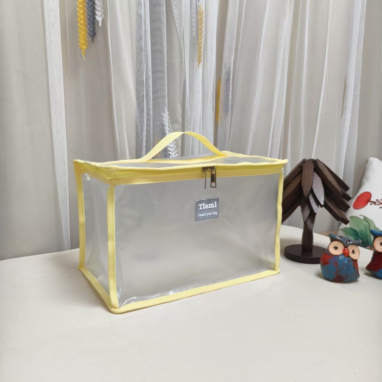 磨砂玩具袋PVC透雾置物袋