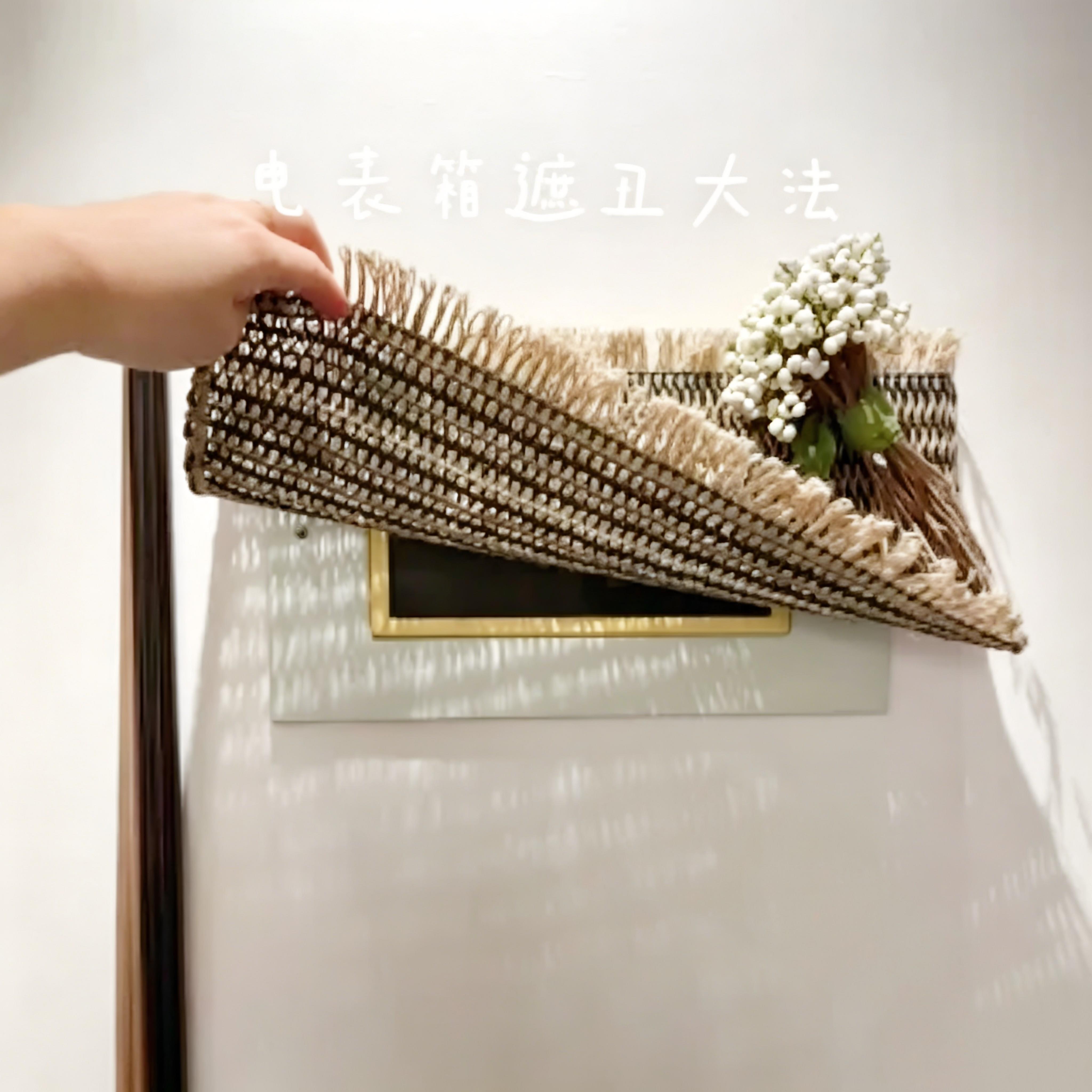 【电表箱遮丑神器】亚麻