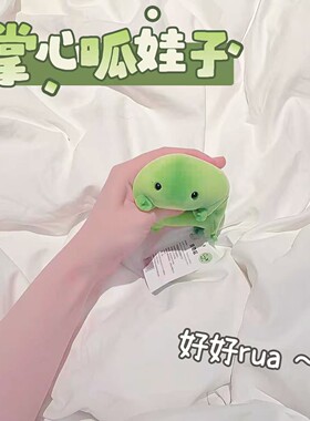 呱娃子毛绒玩偶睡觉抱青