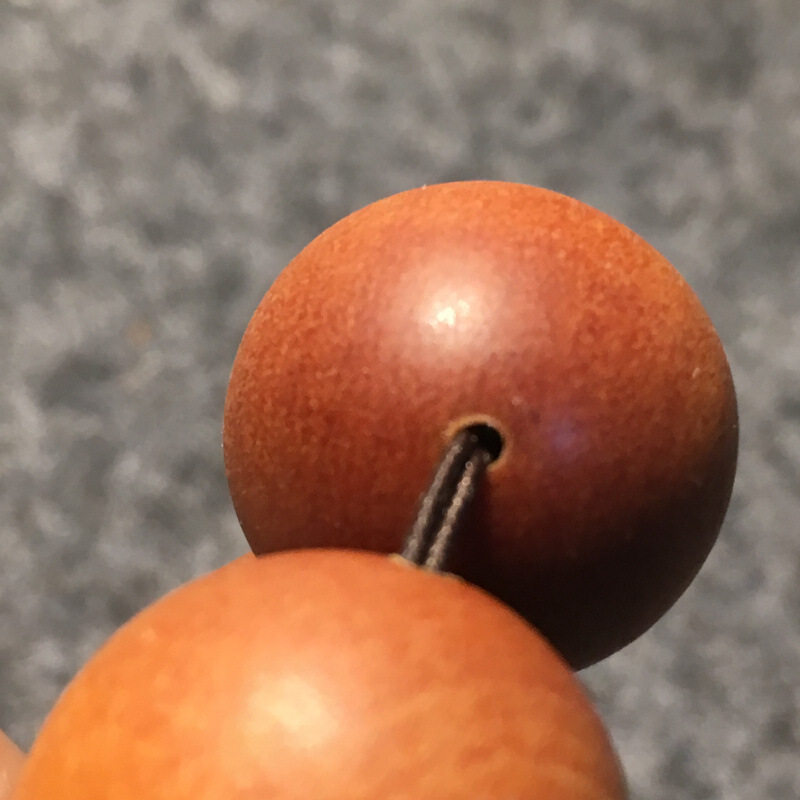 抖音同款巴布亚老山檀香红肉沉水级20mm手串老山檀文玩男女手链10