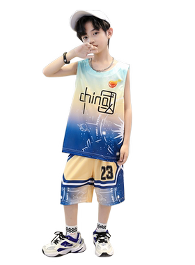 儿童篮球服套装运动背心