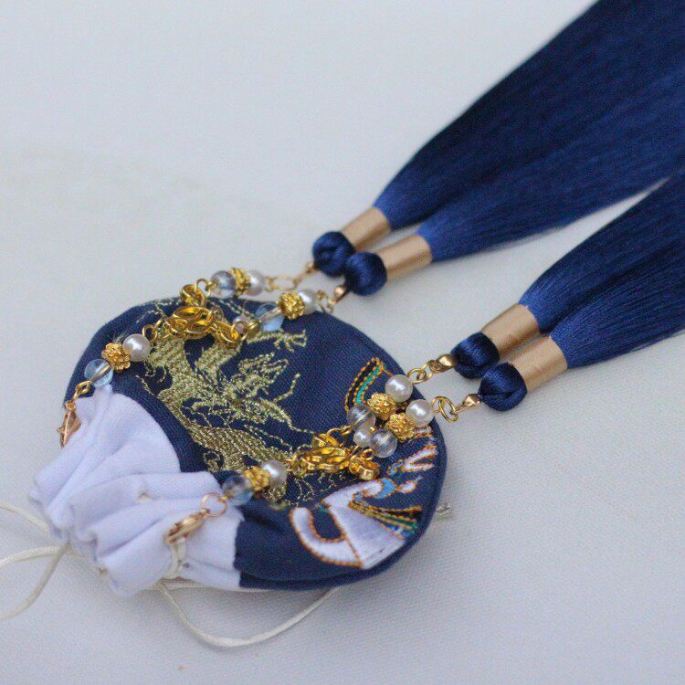 凝香记 龙啸天下男士刺绣香囊香包古风汉服腰佩随身荷包空袋礼物