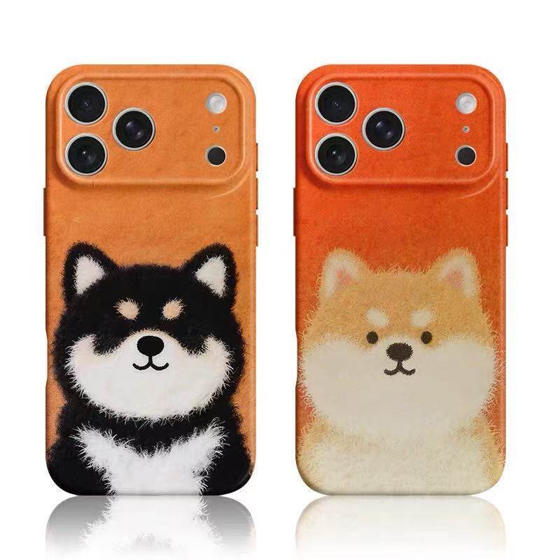 可爱柴犬小狗情侣手机壳手机壳适用于苹果18proOPPOvivo小米17max一加13苹果17promax荣耀华为vivo红米oppo