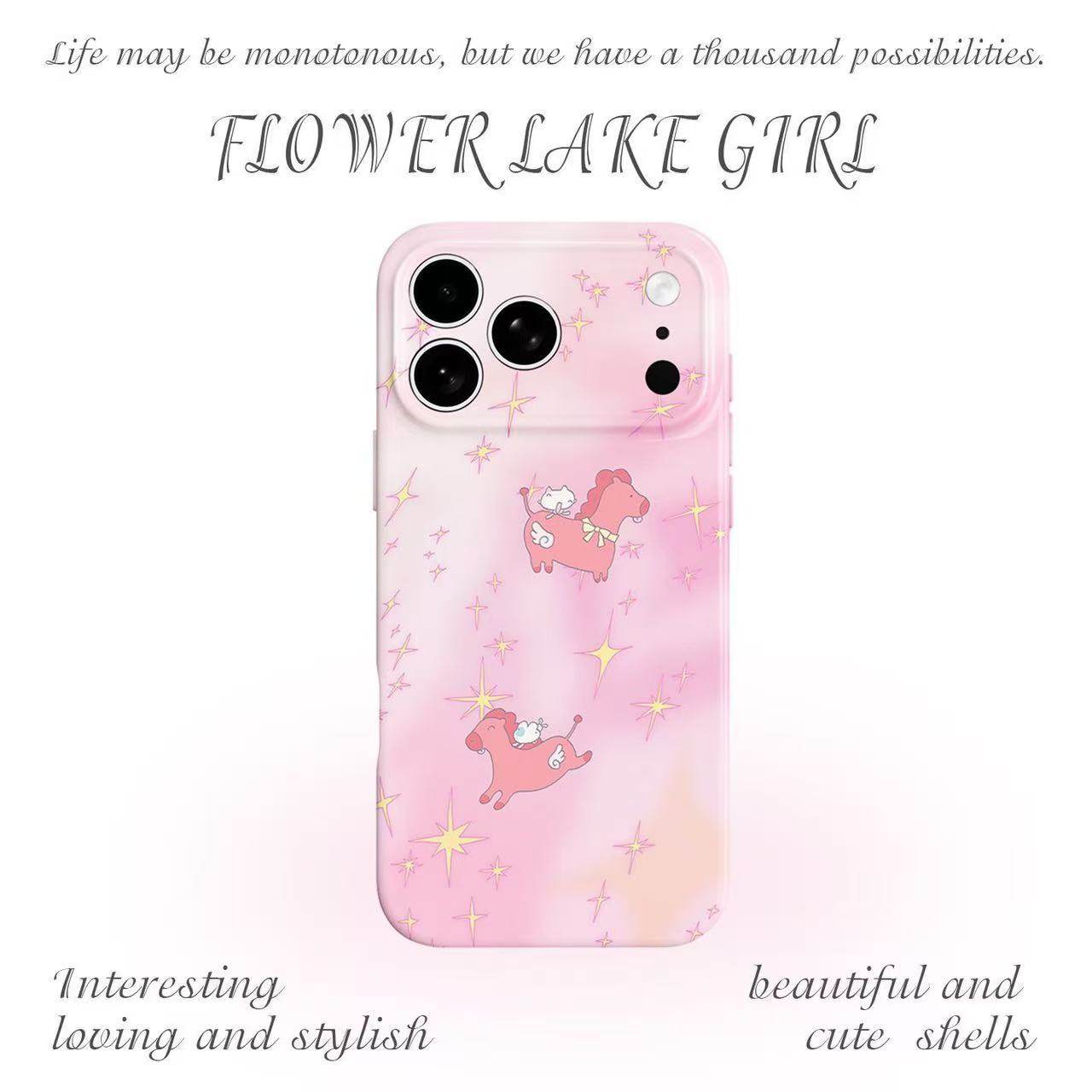 星星梦幻粉马手机壳手机壳适用于苹果17OPPOvivo小米17一加13苹果16promax荣耀华为vivo红米oppo,3C数码配件,手机保护套/壳,淘宝优惠券,粉丝福利购,淘宝优惠卷