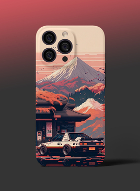 藤原豆腐ae86iPhone15手机壳14苹果13菲林硬壳12promax防摔xs全包xr小米13红米k60至尊荣耀x50iqooneo8mate60