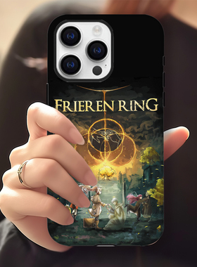 法环芙莉莲创意唯美手机壳适用苹果16pro华为vivo红米OPPOp80proX苹果16promax荣耀华为vivo红米oppo