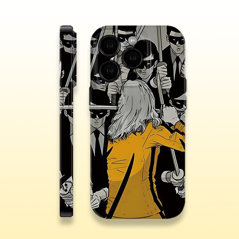 高分电影杀死比尔创意菲林手机壳亮面适用iPhone16prom红米k80华为MATE70硬壳VIVOX200苹果15新款OPPOFINDX8
