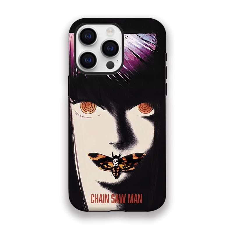 沉默玛奇玛电锯人动漫菲林手机壳亮面适用苹果16promax红米k70荣耀90华为MATE60PRO防摔IQOONEO9硬壳pura70PX