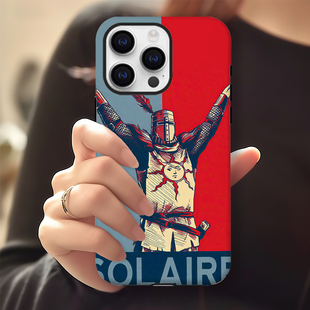 赞美太阳骑士欧美菲林硬壳适用苹果16手机壳软壳华为iQOO13小米15苹果16promax荣耀华为vivo红米oppo