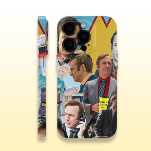 美剧风骚律师索尔古德曼恶搞吉米菲林亮面硬壳手机壳适用苹果15红米k70荣耀90华为MATE60PRO防摔IQOONEO8软壳