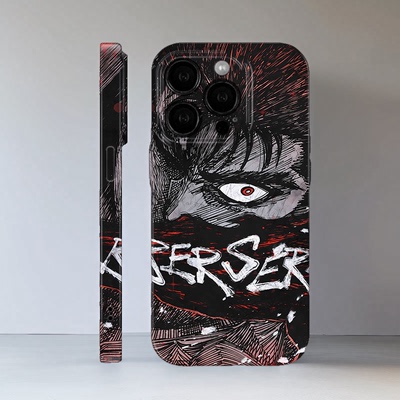 漫画剑风传奇独眼格斯男菲林手机壳亮面适用苹果16promax红米k70荣耀90华为MATE60PRO防摔IQOONEO9硬壳pura70