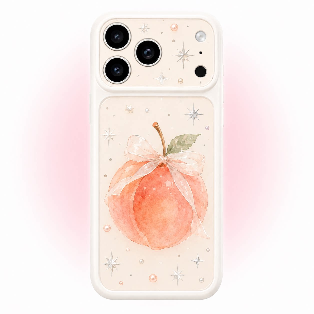 蜜桃苹果物语星星礼物苹果适用iPhone16/17promax手机壳苹果14pro/17韩系11/12Promax精孔13磁吸15/16pro