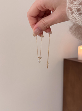 S925纯银星轨·star一串流星高级感轻奢项链