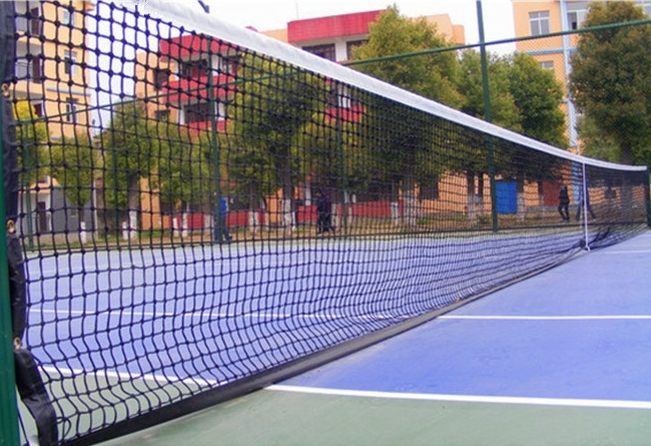 包邮普通网球网正规专用包塑钢丝绳双网格网球球网子训练网球网