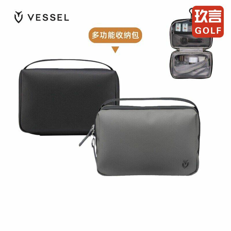 VESSEL高尔夫手拿包便携挂钩户外随身包旅行大容量洗漱收纳包golf
