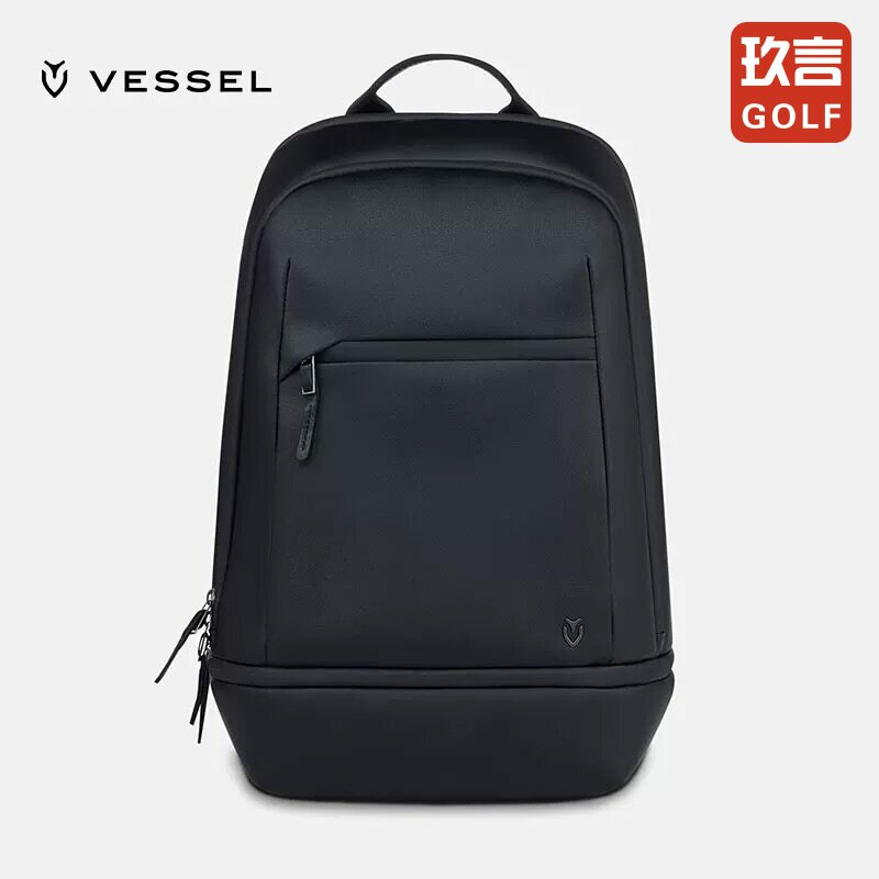 VESSEL双肩背包轻奢高尔夫衣物包便携旅行衣服包干湿分离独立鞋袋