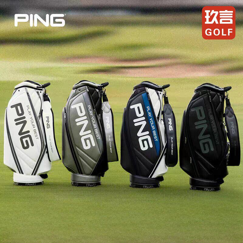 PING标准桶包SOFTPU日系球包便携大容量专业防水皮革2025新款航空
