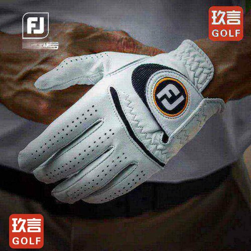 FootJoy高尔夫男士女士手套StaSof小羊皮出色手感FJ真皮golf手套