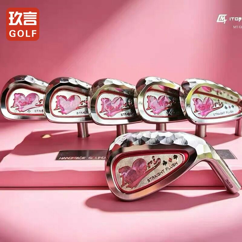 26新品Itobori一刀雕高尔夫球杆女生轻量版铁杆高颜值粉色蓝色