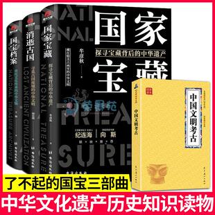 彩色插图版 正版 国家非物质文化遗产科普百科历史知识读物文物考古青少年课外书籍 国宝三部曲国家宝藏消逝古国国宝档案 了不起