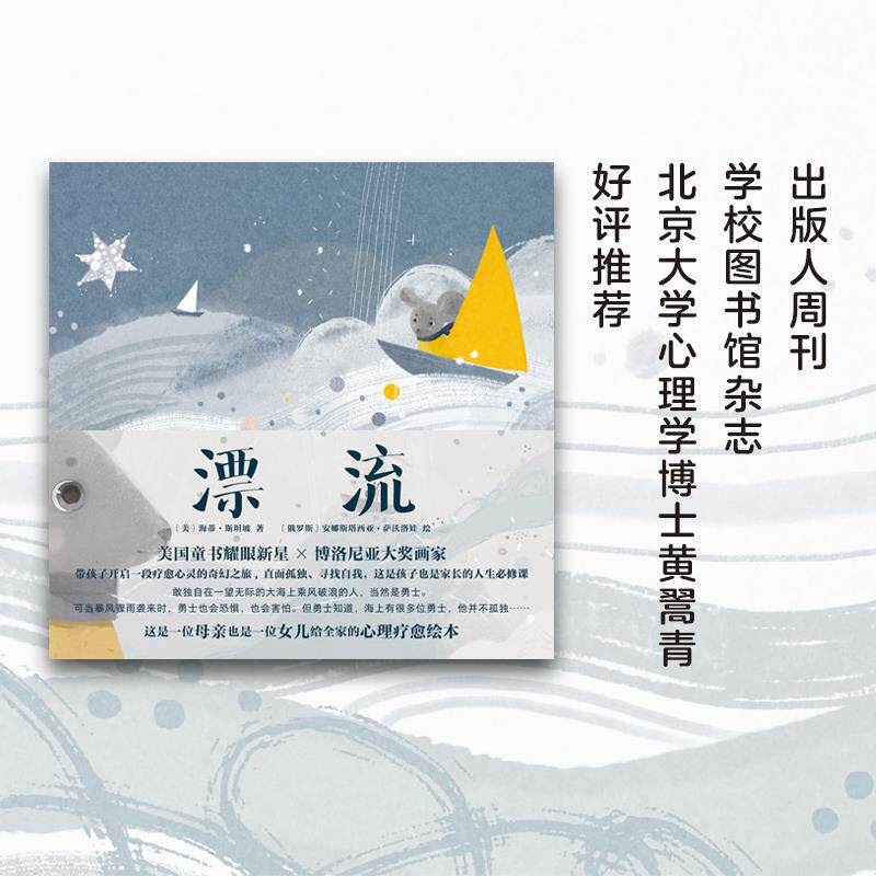 精装正版 漂流：去见更广阔的的天地，发现真实的自己，给予孩子在风浪中仍保持爱的力量 3-6岁儿童漫画书籍