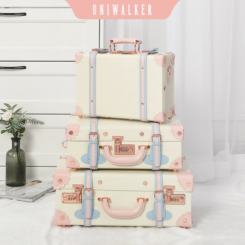 复古手提箱迷你清新16寸化妆箱