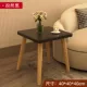 Квадратный стол [Твердое деревянная нога] Рисунок черный 40*40*40