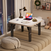 折叠桌家用炕桌坐地简易小桌子矮桌出租屋小户型吃饭方形餐桌烤火