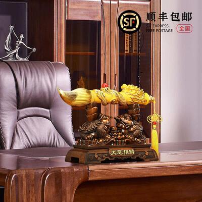 大笔招财金蟾摆件客厅酒