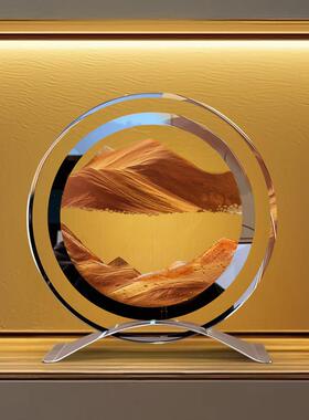 创意动态流沙画摆件客厅