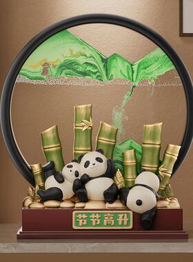 成都熊猫纪念品流沙画画