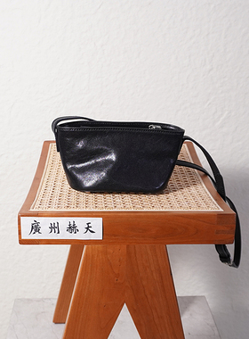 herrtuny原创头层植鞣牛皮帆船包手机包真皮迷你小包单肩斜挎女包