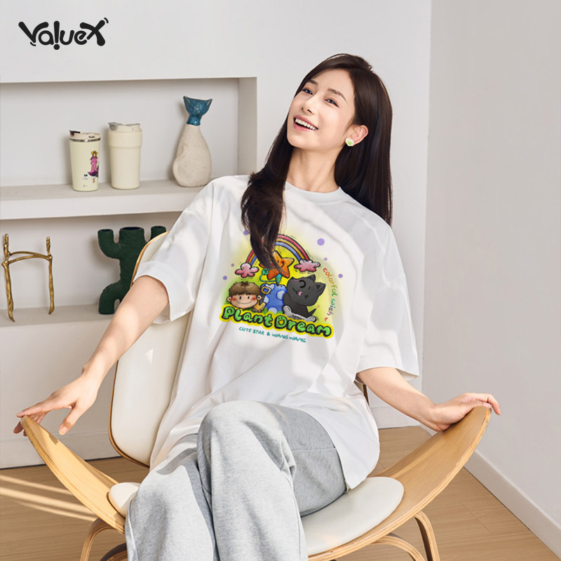 ValueX2026艺术家联萌活动T恤画家联名女OVERIZE短袖潮男日系宽松