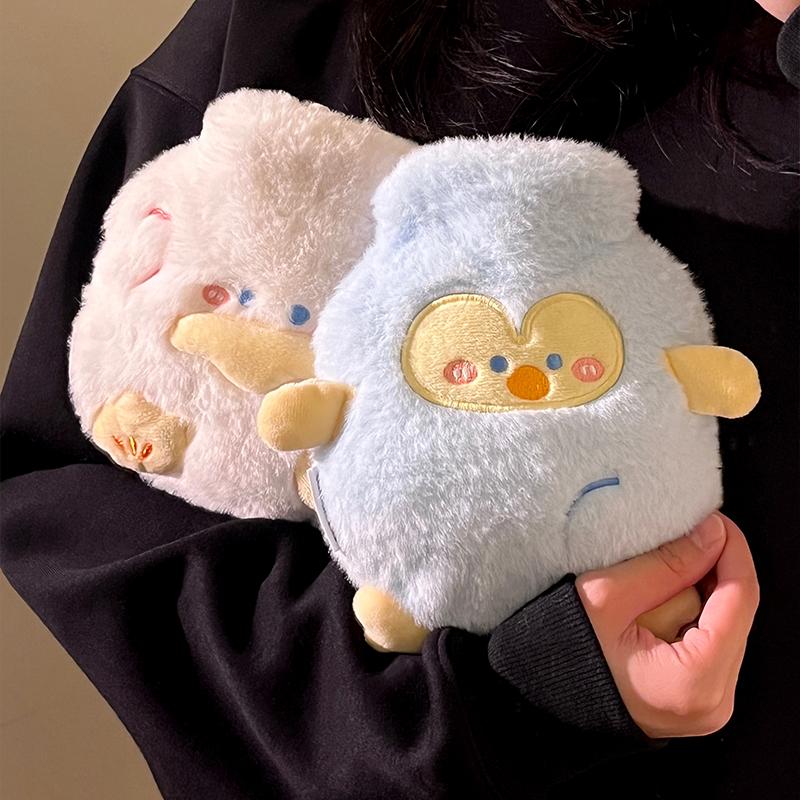 迷你卡通热水袋热敷专用便携学生