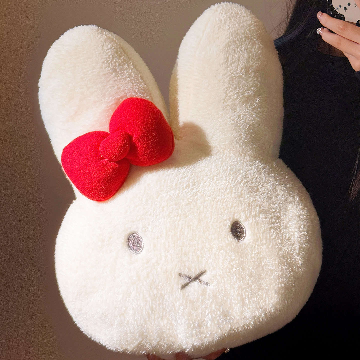 可爱蝴蝶结米菲兔热水袋