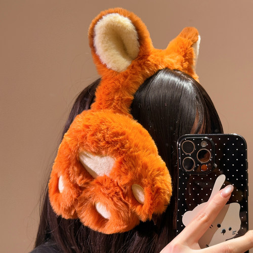 朱迪尼克毛绒耳罩情侣学生护耳包