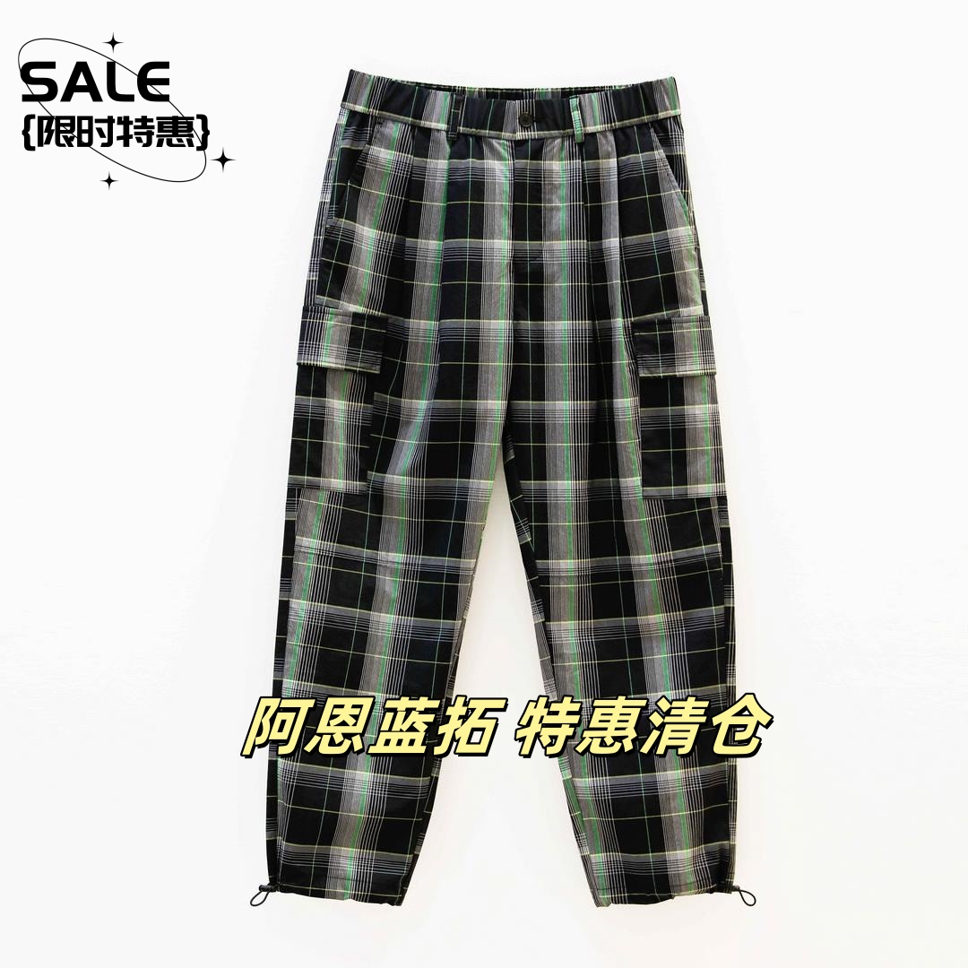 ALT阿恩蓝拓休闲男士格子长裤