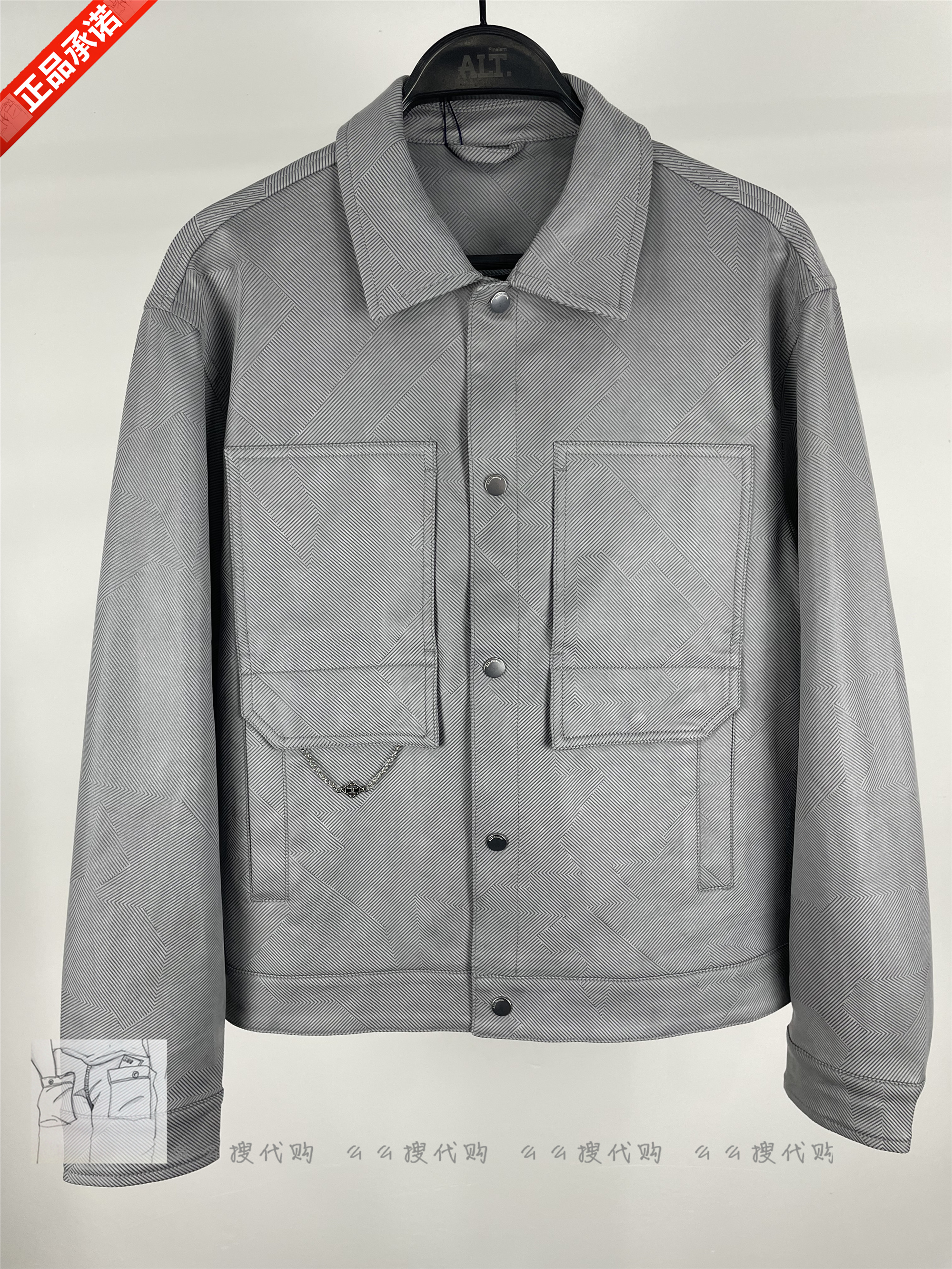 ALT阿恩蓝拓2022秋季合体翻领茄克AY20850348原599专柜正品