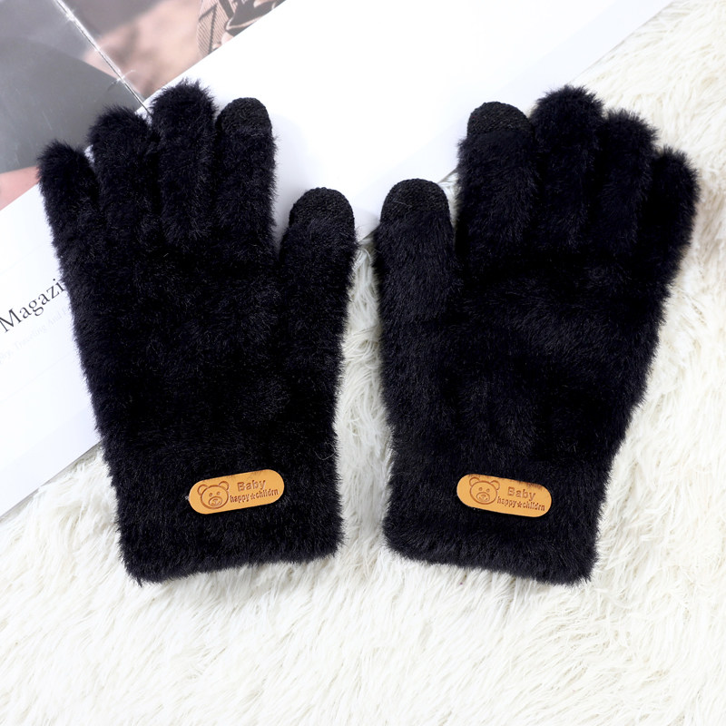 手套女冬季加绒毛线保暖可爱韩版学生分指手套可触屏开车骑行手套,服饰配件/皮带/帽子/围巾,手套,淘宝优惠券,粉丝福利购,淘宝优惠卷