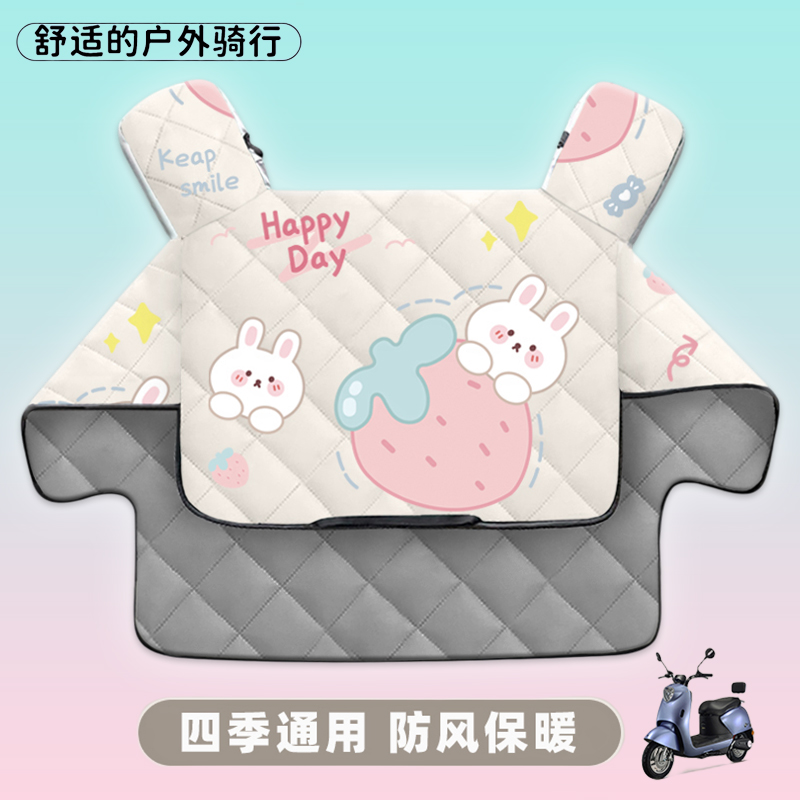 电动车挡风被四季通用防水防风电瓶车保暖加绒新款摩托车加大加厚