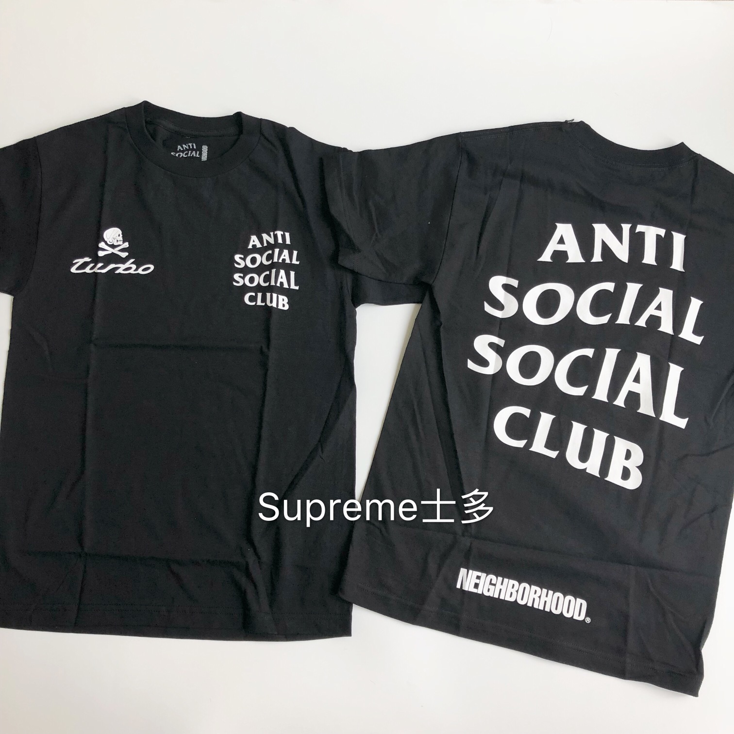 [国内现货]ANTI SOCIAL ASSC/ NEIGHBORHOOD 911 TEE联名短袖-封面