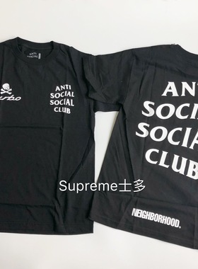 [国内现货]ANTI SOCIAL ASSC/ NEIGHBORHOOD 911 TEE 联名短袖