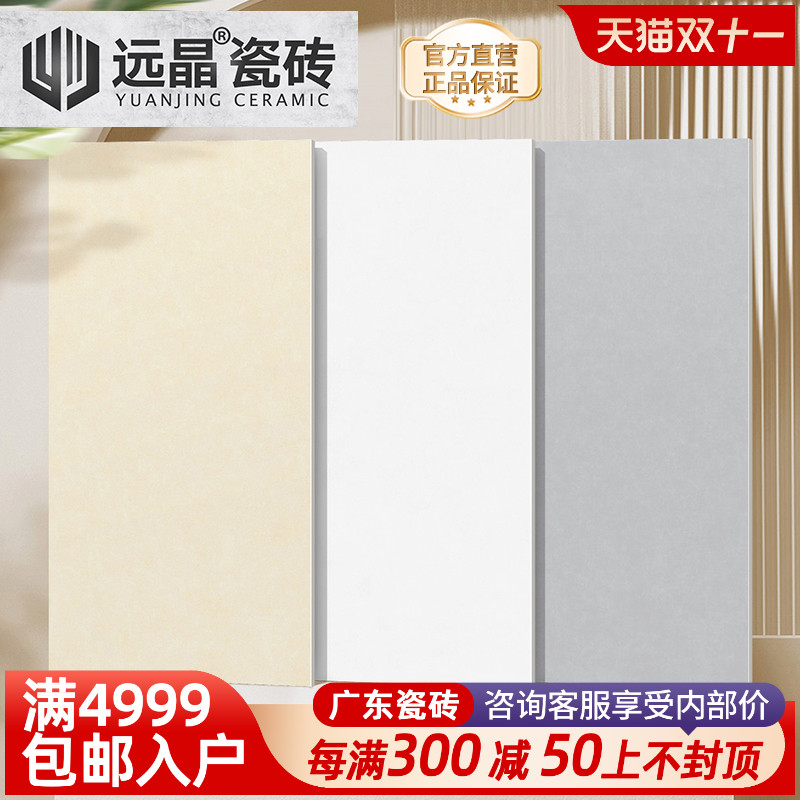远晶 400x800柔光微水泥奶油色瓷砖厨卫墙砖阳台地砖法式风天鹅绒